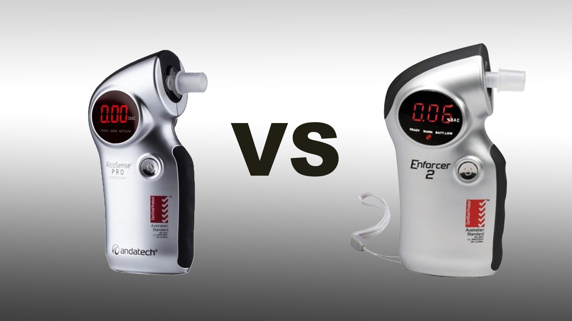 Breathalyzer Comparison AlcoSense Pro vs AlcoLimit Enforcer 2